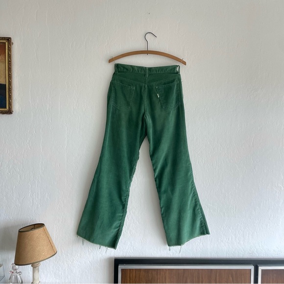 Vintage 70s Levi’s Big E Corduroy Flare Bootcut Pants - Picture 2 of 6